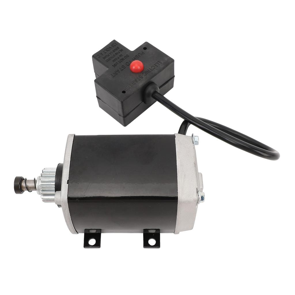 Starter Motor 41022030 16T Enhanced Torsion Excellent Sealing Engine Starter Motor Replacement for Tecumseh 8 10 12 HP