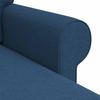 Sofa Blue 195 X 138 X 80 Cm Fabric