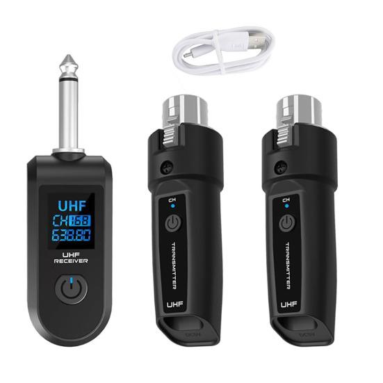 Wireless Microphone Converter XLR Transmitter And Receiver Gold-Plated Connector Dynamic Mic Adapter