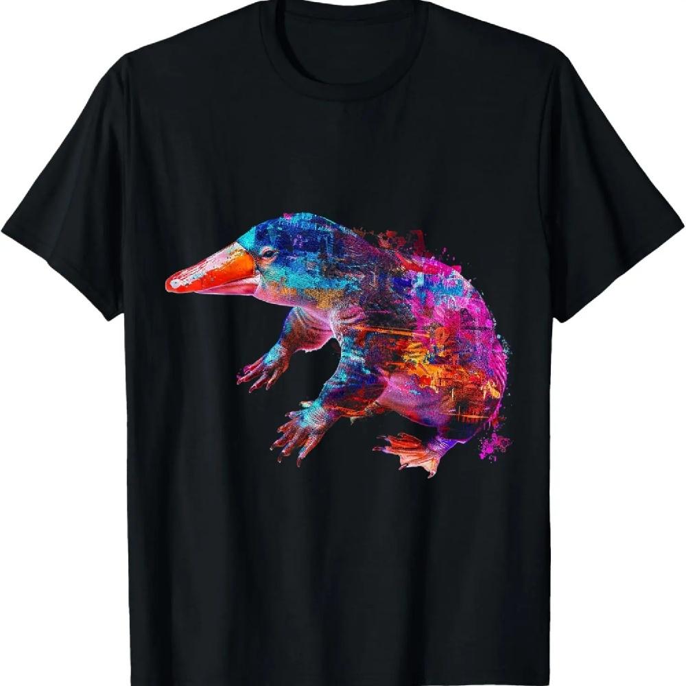 

Platypus Animal Motif Illustration Platypus T-Shirt XXXXXL чёрный