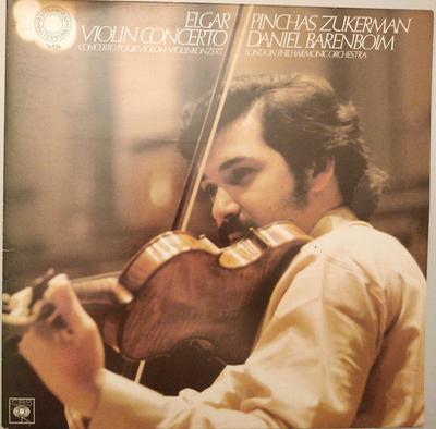 LP-Schallplatte ELGARPINCHAS ZUKERMANDANIEL BAREN Violinkonzert Concerto Pour Vio 76528 CBS MASTERWORK 1976 Europa Klassik Gebraucht