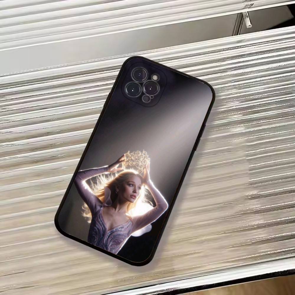 Singer A-Ariana Grande Phone Case For iPhone 17, 16,15,14,13,12,11 Plus,Pro Max, Others Soft Black Cover