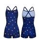 Jeteseu Women'S Clover Pop Balance Fit X-Back Part-Time Indoor Swimwear Ny L9A5020