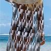 1011 Three-piece Swimsuit with Sunscreen Cover, Trendy Beach Swimsuit Three-piece Set