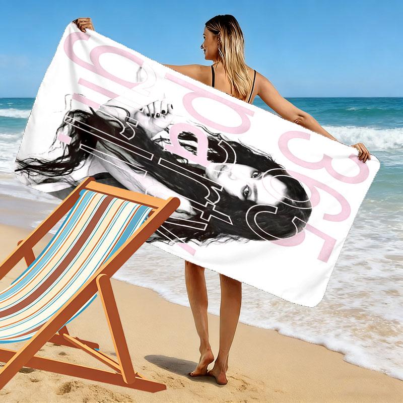Charli XCX Beach Towel, Large Soft Quick Dry Towel for Beach Camping Swimming