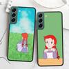 A-Anne of Green Gables Anne Shirley Phone Case For Samsung S25 Edge S24 FE Galaxy S22 Ultra S21 Plus S20 S23 S10 Plus Cover Sili