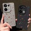 Kirsch-Bowknot-Print TPU-Hülle aus weichem Leder mit Textur für Xiaomi 13T Pro Poco X6 Redmi Note 14 13 Pro 12 11 Schlanke, stoßfeste, matte Schutzhülle