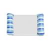 1pcs Inflatable Water Hammock with Mesh Outdoor Water Foldable Striped Floating Bed Water Lounge Chair Pool Party Beach Fun