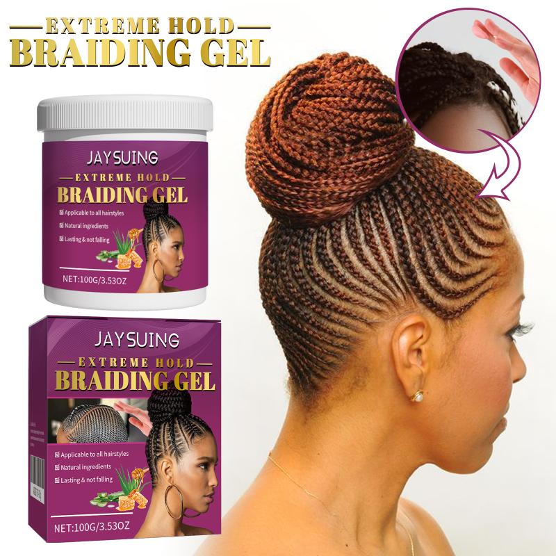 

Styling Braiding Gel Wax Carbomer Long Lasting Strong Hold Pomade Anti-Frizz Smooth Hair Finishing Shaping Hair Edge Control one size