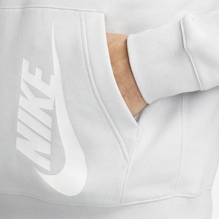 Nike Sweatshirts Herren Nebelgrau Mit Kapuze Moderat Regulär DQ5153-097