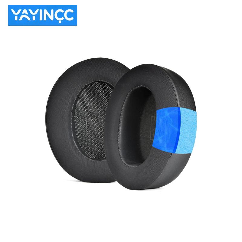 Replacement Cooling-Gel /Softer Protein Leather Memory Foam Earpads for Anker Soundcore Life Q10 Gaming Headphones