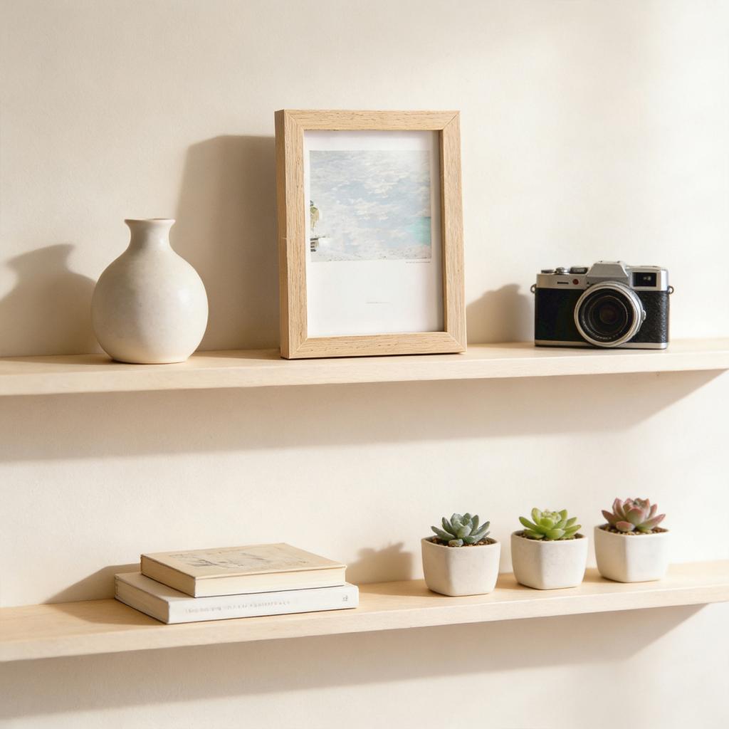19*26.5cm Wood Photo Frame With Printing And Photo Printing Function; 3D Hollow-out Frame