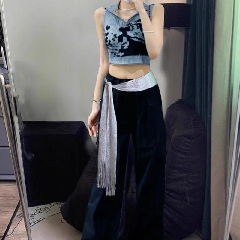 Solid Color Long Scarf Fringe Tassel Flowing Cape Belt Waist Sash for Women Layered Outfits Office