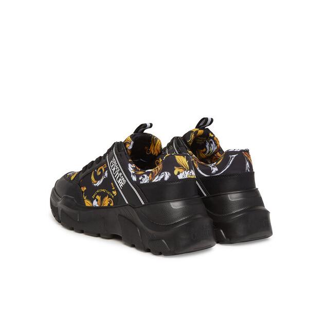 Мужские кроссовки Versace Jeans Couture 78ya3sc2 чёрные