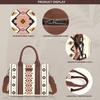 Vintage Tote Bag for Women Retro Shoulder Handle Satchel Boho Western Handbag Crossbody Bags