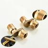 Flexible Adjustable Copper Shower Faucet with Brass Construction 360 Degree Rotation and Outlet Angle from 0 to 40 Degrees