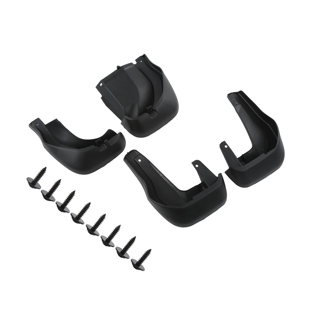 4-delat set Bilstänkskärmar Fram Bak Stänkskydd Stänkskärmar Svart Ersättning för CRV 20122016