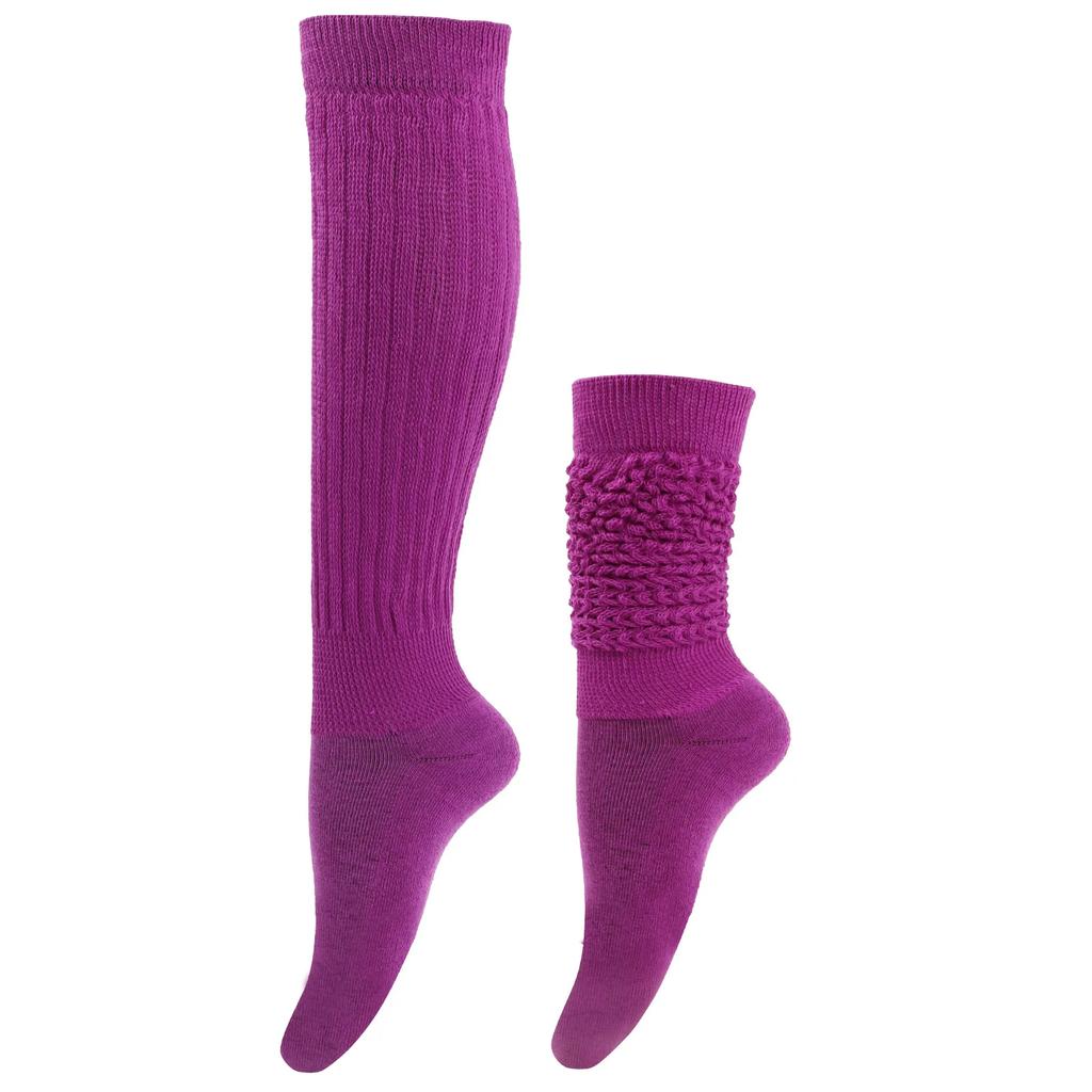 Thick Thermal Knee High Socks Women Knit Style Solid Color Calf Socks Cute Long Loose Slouch Socks Winter Warm
