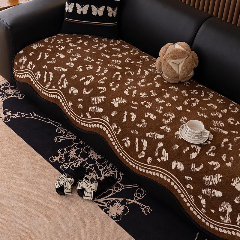 Nowa Nieregularna Lekka Luksusowa Wysoka Sens Retro Wiatr Chenille Poduszka Siedziska Sofy Cztery Pory Roku Uniwersalna Antypoślizgowa Poduszka Sofy