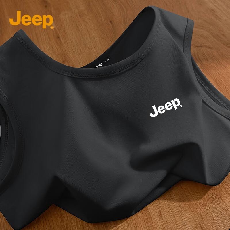 JEEP Men s 2026 Summer Loose Fit Cotton Sleeveless Tank Top 4XL