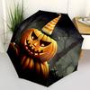 1PC Halloween Pumpkin Lantern Automatic Open/close, All-Season Portable Folding Umbrella for Women & Men yy250919171