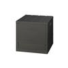 I'mD Storage Box Grid Container Cube Black 20L