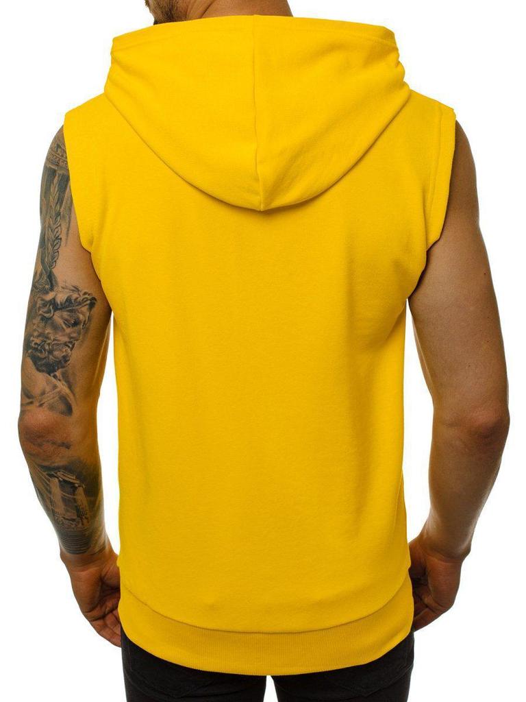 Giacca Cardigan Estiva Sottile da Uomo Senza Maniche con Cappuccio