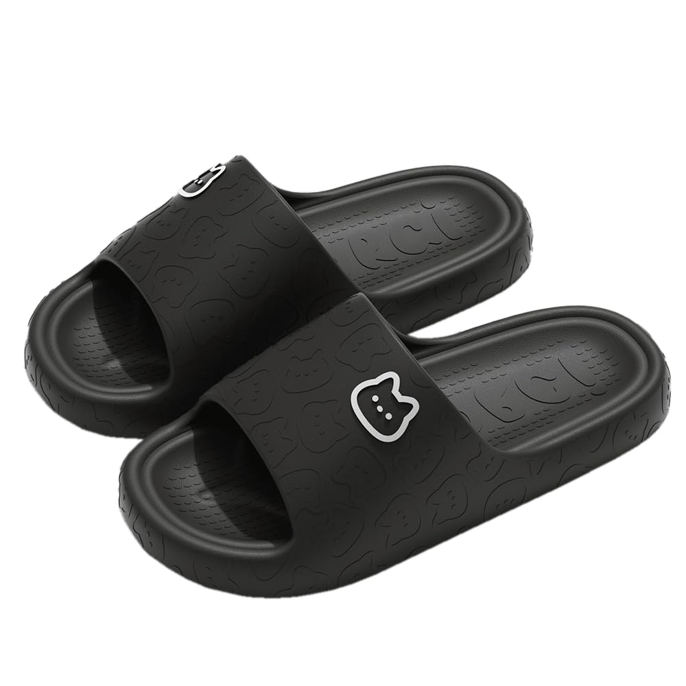 

Neko Town Кошка Кошка Все Размеры Подходят Всем Тапочки, Сандалии, Дизайн, Для Дома/Улицы, Унисекс, Сезон, Стираемые, Милые, (черный) чёрный