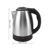 Electric Kettle 2L 1500W Auto Shut Off Electric Water Pot Stainless Steel Liner Fast Water Boiler for Tea Coffee