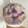 1PC Butterfly Floral Umbrella-8-Rib Reinforced Portable Folding Travel Suitable for All Seasons Outdoor Daily Use-H0385
