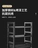 Le Kuai's fourth floor kitchen floor standing multifunctional storage rack, movable small cart, 2nd floor, 2-mesh storage rack, vegetable basket, home