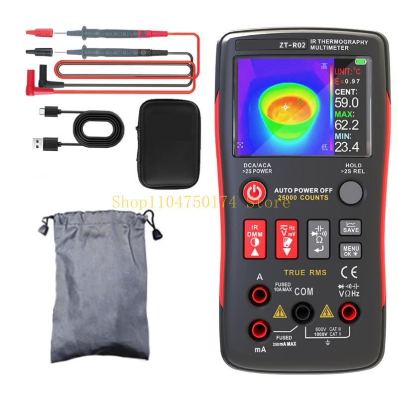 Thermal Imaging Multimeter Precisions Thermal Imaging Tool with 20°C to 550°C Detection and On Site Data Recording top sale