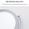 LED Bathroom Vanity Mirror with Folding Makeup Light - Wall-Mounted for Home & Hotel Use