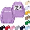 Adult and Kids Letter Print Top Casual Shirt for Family Everyday Wear