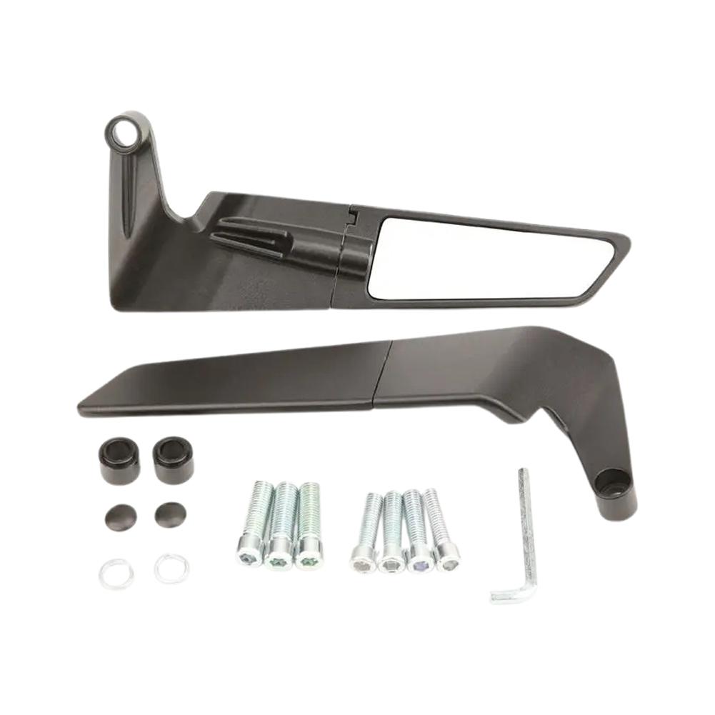Universal Motorcycle Mirror Wind Wing Side Rearview Reversing Mirror For KAWASAKI Z750 NINJA250 For HONDA R6 FZ6 For SUZUKI For