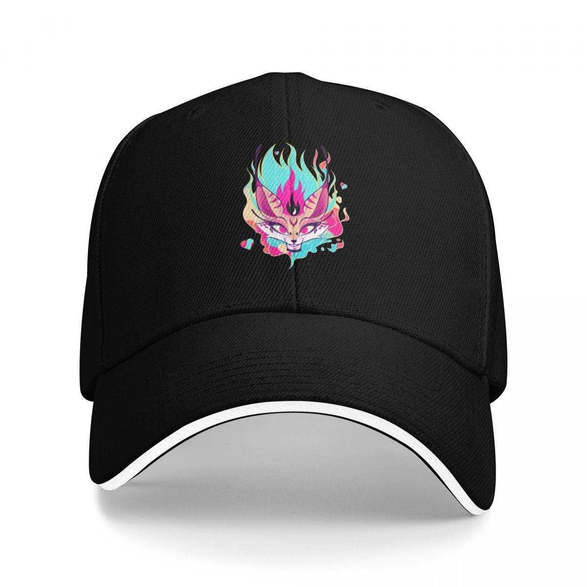 Beelzebub Helluva Boss Fanart Queen Bee Baseball Cap Visor Foam Party Hat Unisex Womens