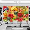 Papier Peint Moderne 3d Stéréo Photo de Fruits Papier Peint Cuisine Magasin de Fruits Fond Décor Mural