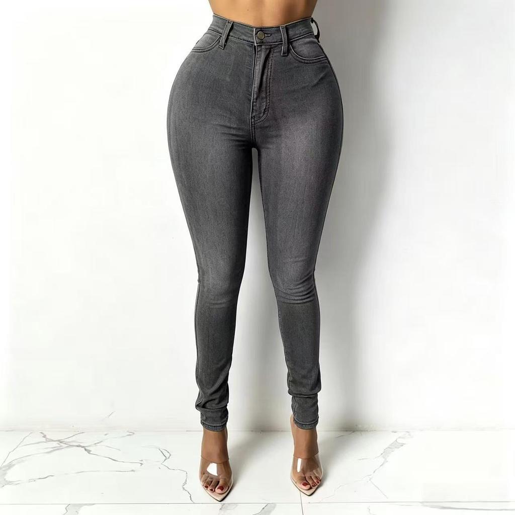 Blugi skinny subțiri și elastici pentru femei europene și americane