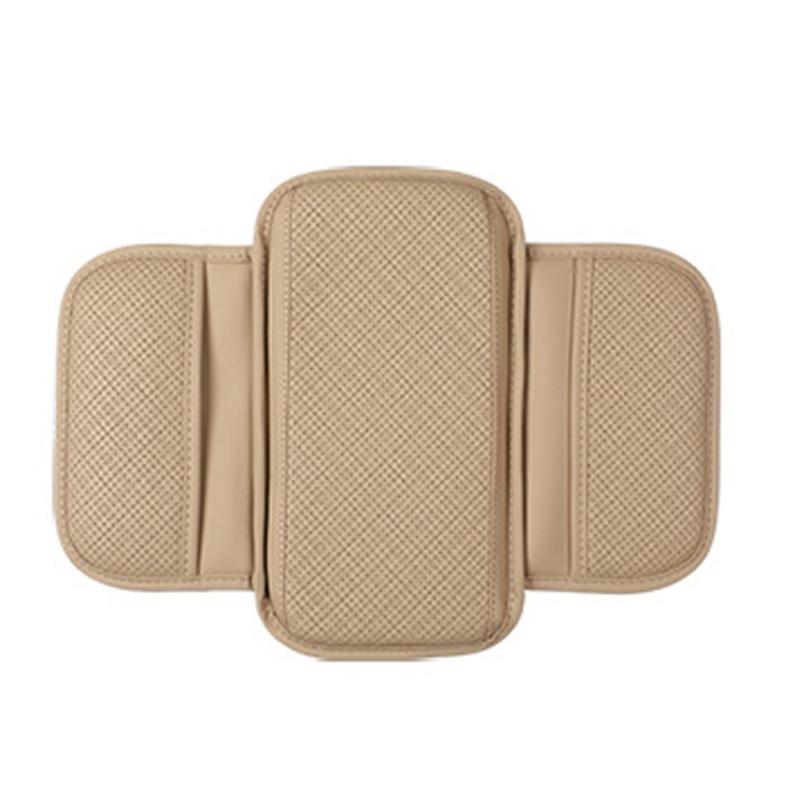 Adjustable Car Center Console Pad with Extra Storage Pockets Ergonomic Car Console Organizer Pad For Easy Organization