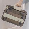 Portable Documents Case with Handle Document Storage Boxes Handheld File Bag  Office Supplies