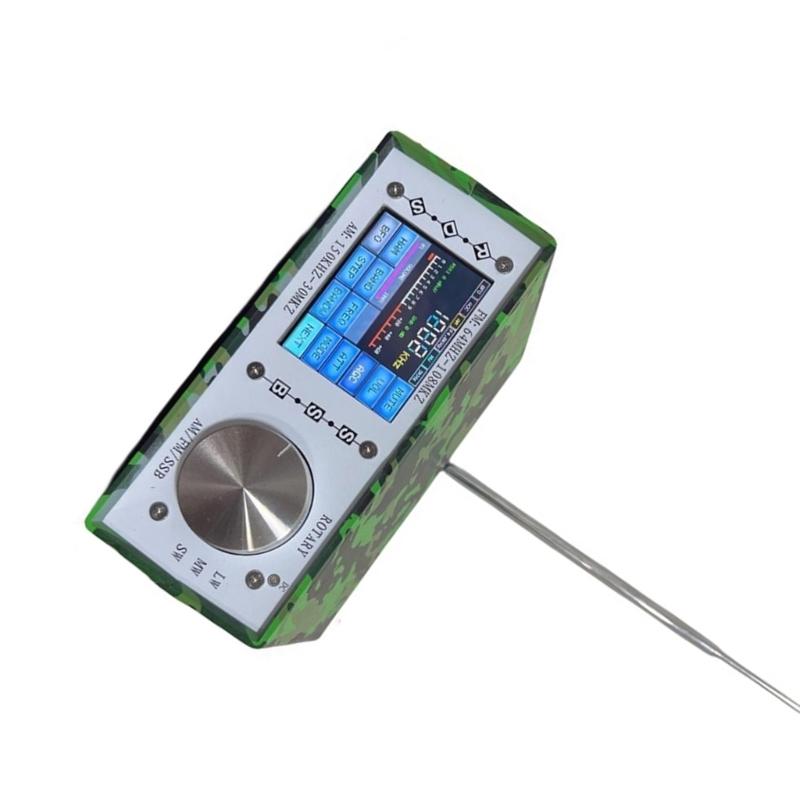 Desktop Radio Receiver SI4732 Radio with 2.8inch Large Screen Support Left Right Two Channel Headphones Output