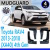 Mudguards for Toyota RAV4 RAV 4 XA40 40 2013~2018 2014 2015 2016 2017  Car Accessories Mudflap Fender Auto Replacement Parts