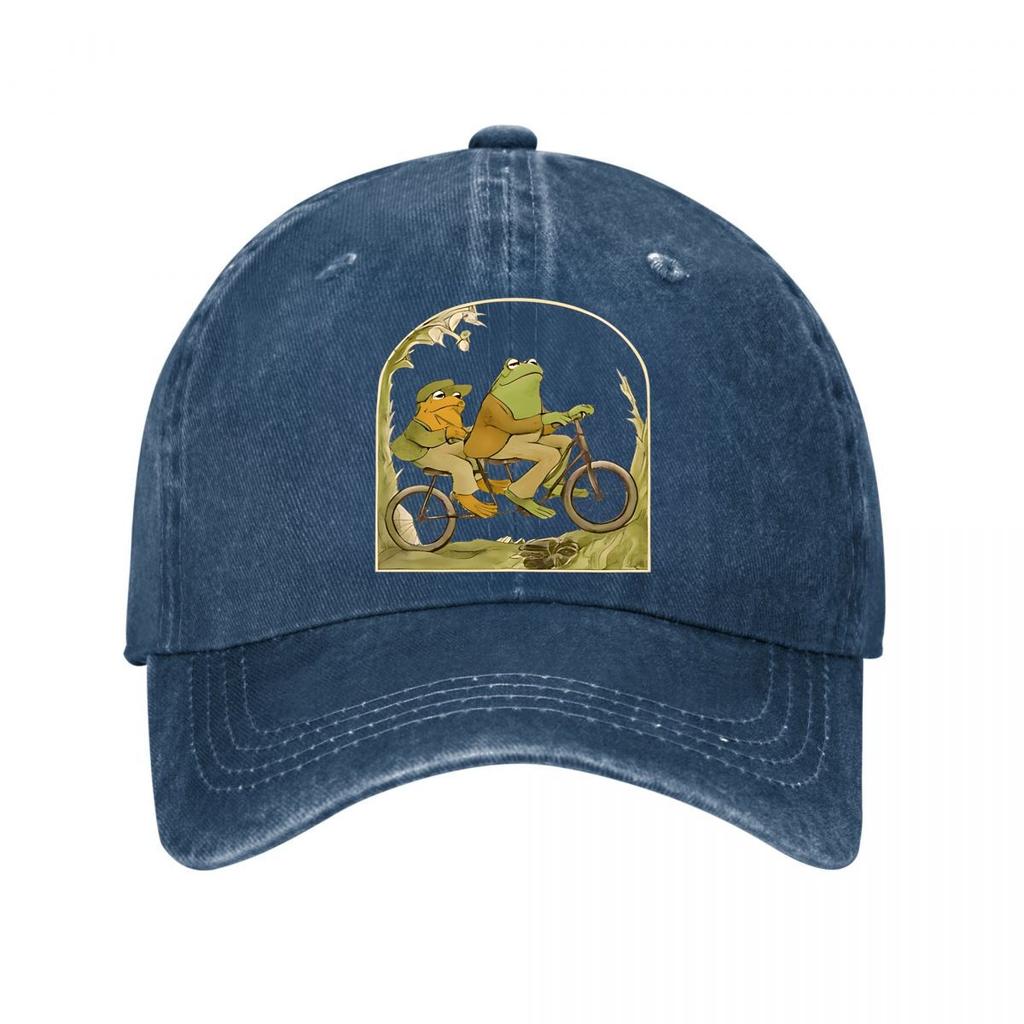 Vintage Velvet Cap Frogs Riding Bike Casual Outdoor Hat New Vintage Washed Cotton Baseball Cap Parent Kids Sun Hats