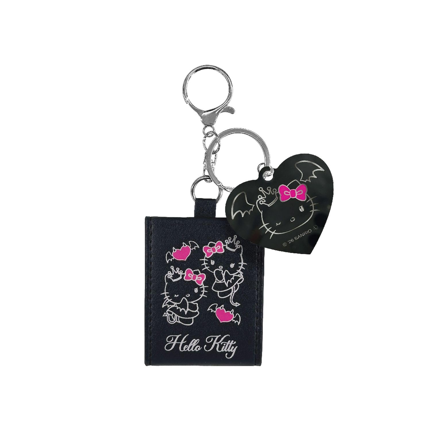 Sunart Hello Kitty Gal Series Mini Mirror Charm Black SAN-0161-BK