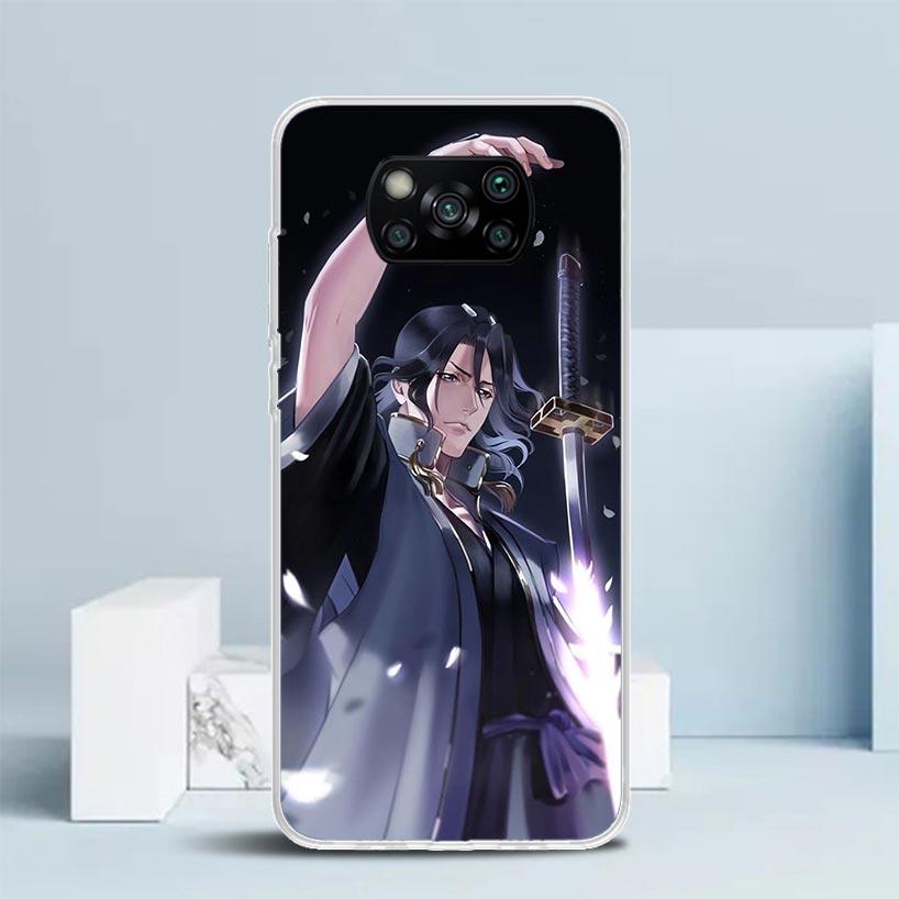 Bleach Kuchiki Byakuya Soft Cover for Xiaomi Poco F7 Ultra X7 X6 X5 Pro M7 Phone Case Redmi 15 15C 13 13C 12 12C 10 10C Print Sh