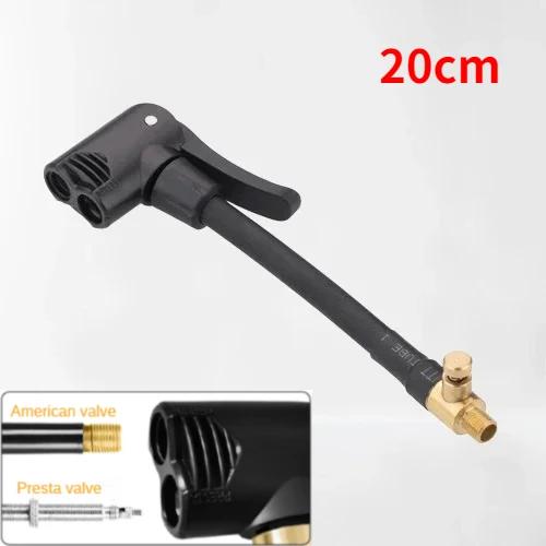 Bomba de Bicicleta Mangueira Adaptador de Bico Duplo Peças de Bombeamento Serviço Acessórios Automotivos Conversor de Válvula Schrader/Presta F/V A/V Bicicleta