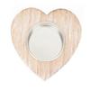 Sněhová vločka Vánoční dřevěný svícen Nordic Style Love-heart Candle Ornaments Party