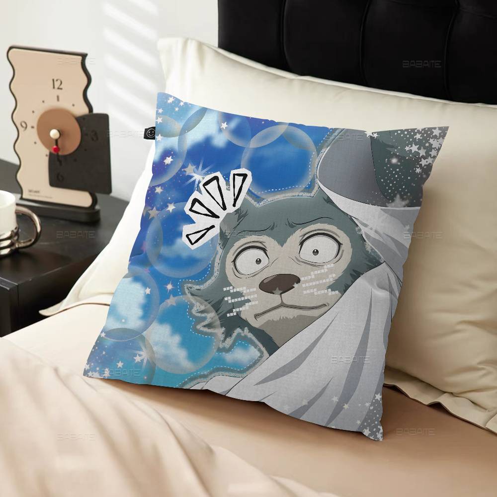 Anime Cartoon B-Beastar-s Pillow Cover for Bedroom Room and Living Room Sofa Decorative Cushion Cover