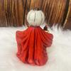 Halloween Pumpkin Statue Spooky Ghost Pumpkin Holding Skull Figurine Resin Gothic Decoration for Indoor Outdoor Home Tabletop Garden Decor