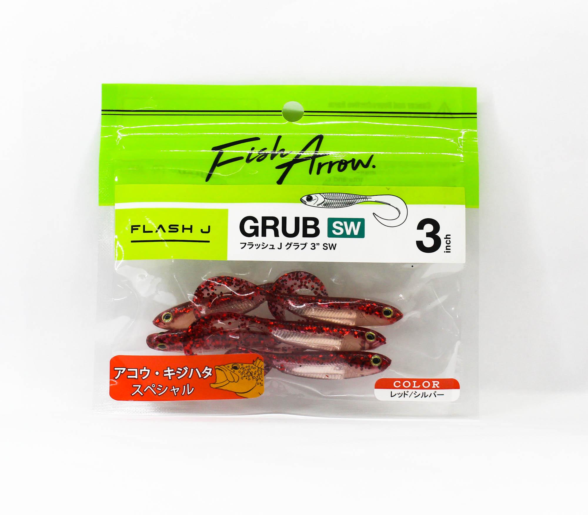 

Fish Arrow Мягкая приманка Flash J Grub SW 3 дюйма 5 шт. в упаковке #124 (1636)